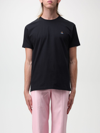 Vivienne Westwood Organic Cotton T-shirt With Signature Orb Logo In Black