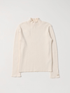 CHLOÉ PULLOVER IN RIBBED COTTON AND WOOL,E67141001