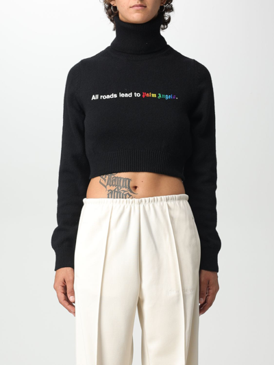 PALM ANGELS SWEATER PALM ANGELS WOMAN COLOR BLACK,E67254002