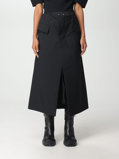 Sacai Skirt  Woman Color Black