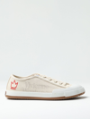 Vivienne Westwood Man Sneakers Cream Size 9 Textile Fibers In White