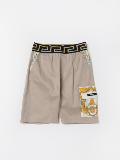 Young Versace Shorts  Kids Color Beige