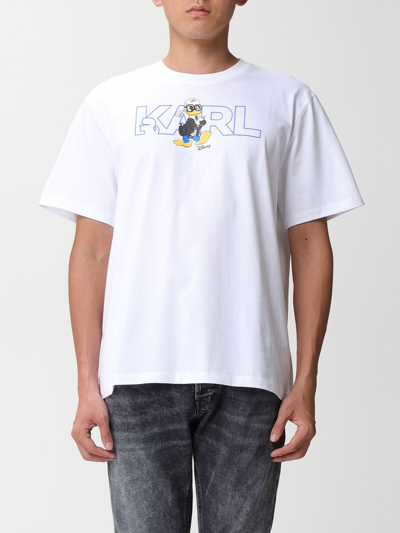 Karl Lagerfeld T-shirt  Men Color White