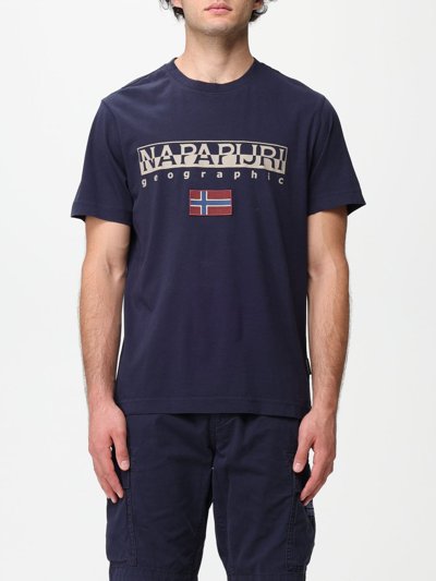 Napapijri T-shirt  Men Color Blue