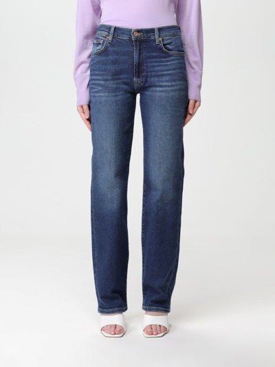 7 For All Mankind Jeans  Woman Color Blue