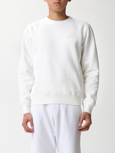 Autry Icon Cotton Sweatshirt In White