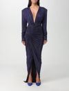 Alexandre Vauthier Dress  Woman In Blue