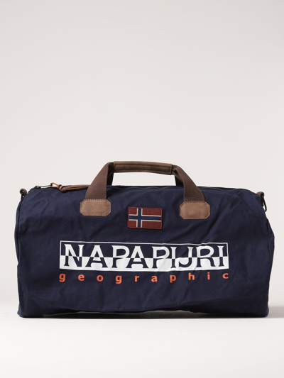 Napapijri Travel Bag  Men Color Blue