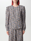 Isabel Marant Lensy Top In Viscose Blend In Black