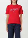 Msgm T-shirt  Woman In Red