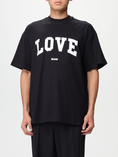 Msgm T-shirt  Men Color Black