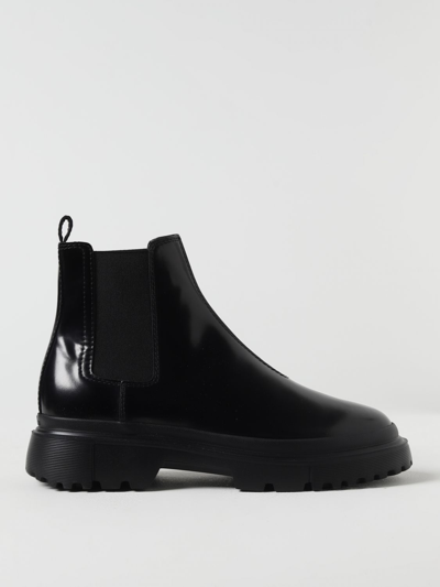 Hogan H629 Chelsea Boots In Black