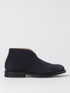 Church's Suede Ankle Boots In Navy
