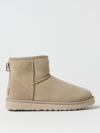 Ugg Flat Ankle Boots  Woman Color Beige