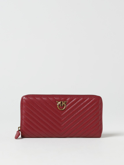 Pinko Wallet  Woman Color Burgundy