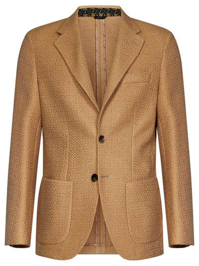 Etro Blazer In Beige