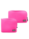 Kusshi Women's On-the-go 2-piece Pouch Set In Pink