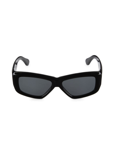 Port Tanger Men's Kaswara 57mm Rectangular Sunglasses In Black