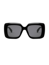 Celine Bold 3 Dots Square Sunglasses In Black