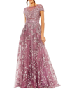 Mac Duggal Women's Beaded & Floral-embroidered Gown In Whisteria