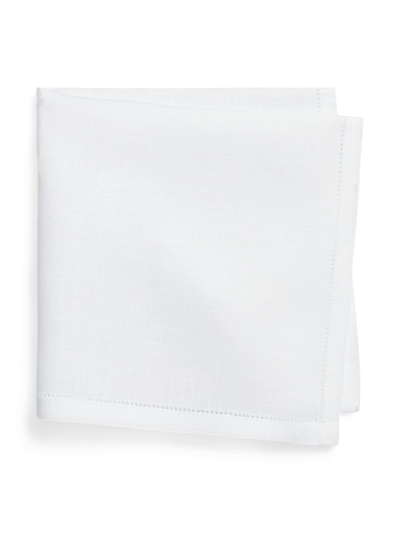 Polo Ralph Lauren Linen Pocket Square In White