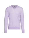 Saks Fifth Avenue Men's Collection Cashmere V-neck Sweater In Purple Rose