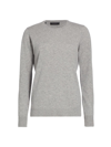 Saks Fifth Avenue Women's Crewneck Cashmere Pullover Sweater In Mirage Gray