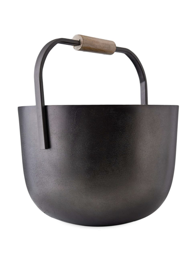 Arteriors Vermeer Firewood Basket In Gray