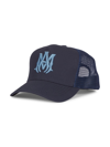 Amiri Ma Logo-embroidered Trucker Hat In Navy