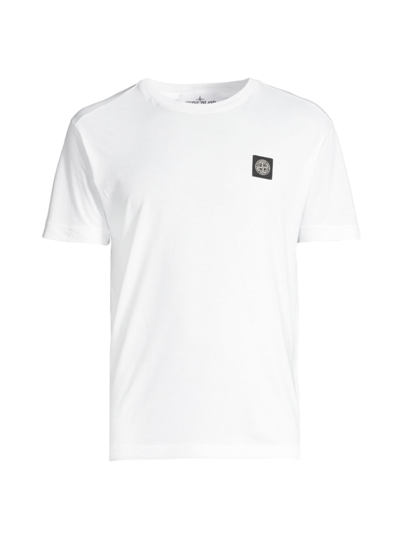 STONE ISLAND MEN'S LOGO COTTON T-SHIRT