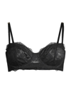 Free People Women's Sorento Demi Longline Bra In Black