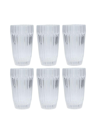 Fortessa Archie 6-piece Iced Beverage Glass Set In Clear