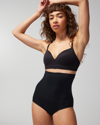 Soma Women's  Mid-level Shapewear Seamless High-waist Brief In Black Size Xl/2xl In Black