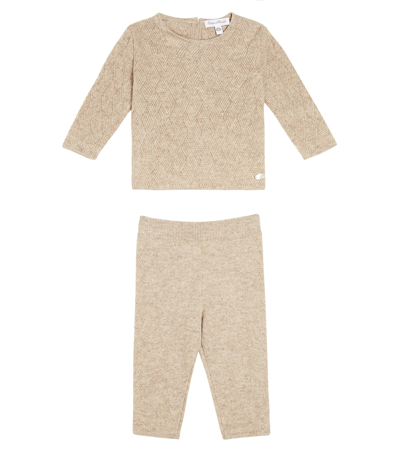 Tartine Et Chocolat Baby Set Aus Pullover Und Hose In Beige