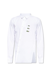 COMME DES GARÇONS SHIRT COMME DES GARÇONS SHIRT X LACOSTE LOGO EMBROIDERED BUTTONED SHIRT