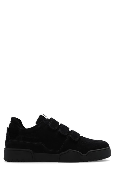 Isabel Marant Black Oney Suede Low-top Trainers