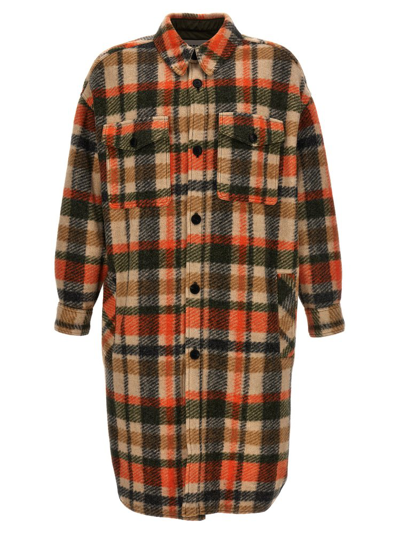Isabel Marant Checked Button In Multi