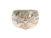 NIALAYA NIALAYA SILVER CROSS WOMENS 925 STERLING RING