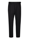 Paul Smith Pleated Tailored Trousers In Black