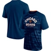 Fanatics Branded Navy Chicago Bears Hail Mary Raglan T-shirt In Navy