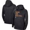 NIKE UNISEX NIKE BLACK PHOENIX SUNS 2023/24 PERFORMANCE SPOTLIGHT ON-COURT PRACTICE PULLOVER HOODIE