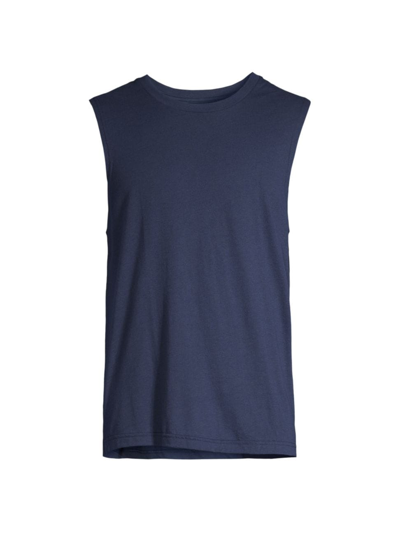 Alo Yoga The Triumph Sleeveless T-shirt In Infinity Blue