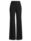 Ungaro Lydia Flare Pleated Pants In Black