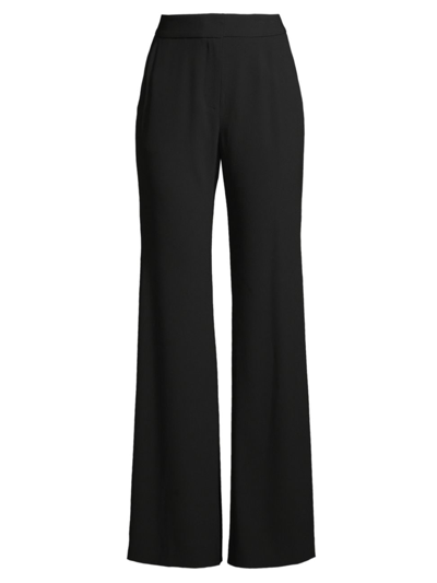 Ungaro Lydia Flare Pleated Pants In Black