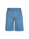 Barbour Neuston Twill Shorts In Blue