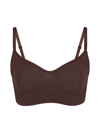 Skims Seamless Sculpt Sculpting Bra In Espresso