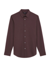 THEORY MEN'S SYLVAIN STRUCTURE KNIT SHIRT