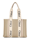 Chloé Women's Medium Woody Tote Bag In Cement Pink