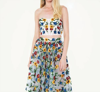La Fuori Pera Embroidered Corset In Multi In Multi