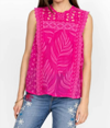 Johnny Was Leafy Concetta Blouse In Orcl In Multi